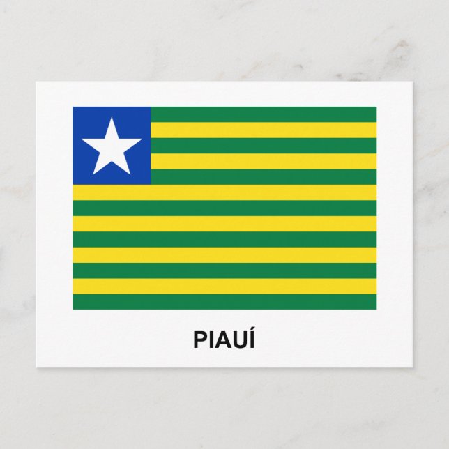 Piauí, Brazil Flag Postcard (Front)