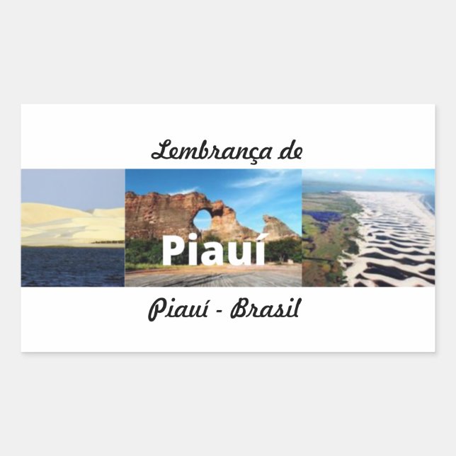 Piauí - Brazil souvenir sticker (Front)
