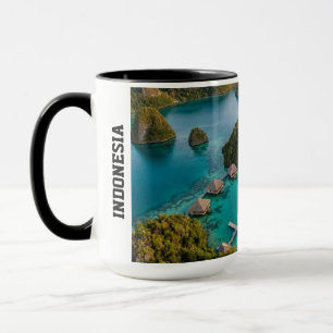 Piaynemo Raja Ampat Islands Paradise View Art Mug
