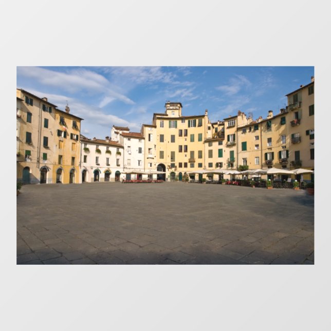Piazza Anfiteatro square in Lucca - Tuscany, Italy (Sheet)
