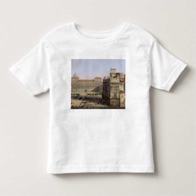 Piazza Castello, Turin, engraved by F. Citterio (c Toddler T-Shirt (Front)