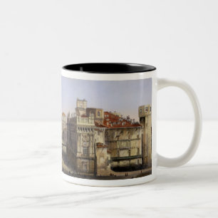 Piazza Castello, Turin, engraved by F. Citterio (c Two-Tone Coffee Mug