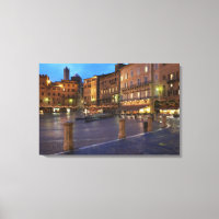 Piazza Del Campo at dusk,Siena.