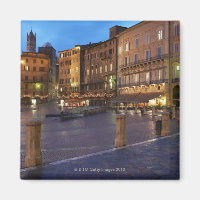 Piazza Del Campo at dusk,Siena.