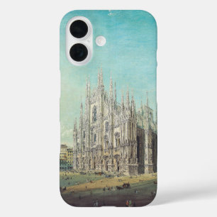 Piazza del Duomo in Milan by Carlo Bossoli iPhone 16 Case