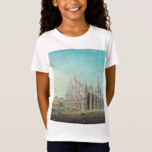Piazza del Duomo in Milan by Carlo Bossoli T-Shirt
