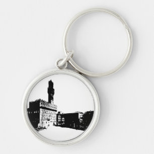 Piazza della Signoria in Florence, Central Italy Key Ring