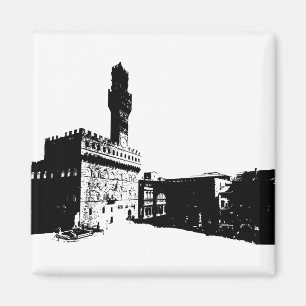 Piazza della Signoria in Florence, Central Italy Magnet