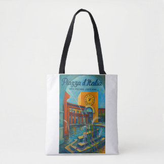 Piazza d'Italia New Orleans Tote Bag