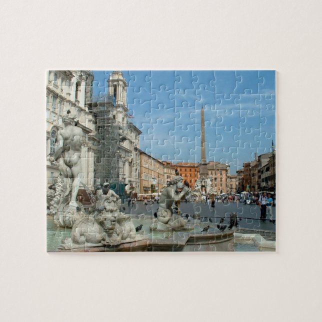 Piazza Navona - Rome Jigsaw Puzzle (Horizontal)