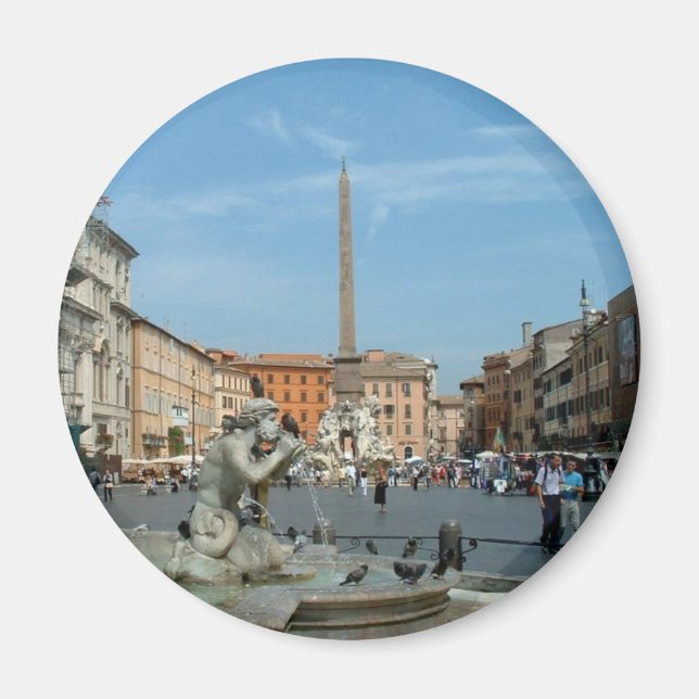 Piazza Navona - Rome Magnet (Front)