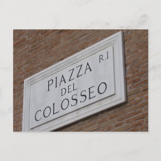 piazza postcard (Front)