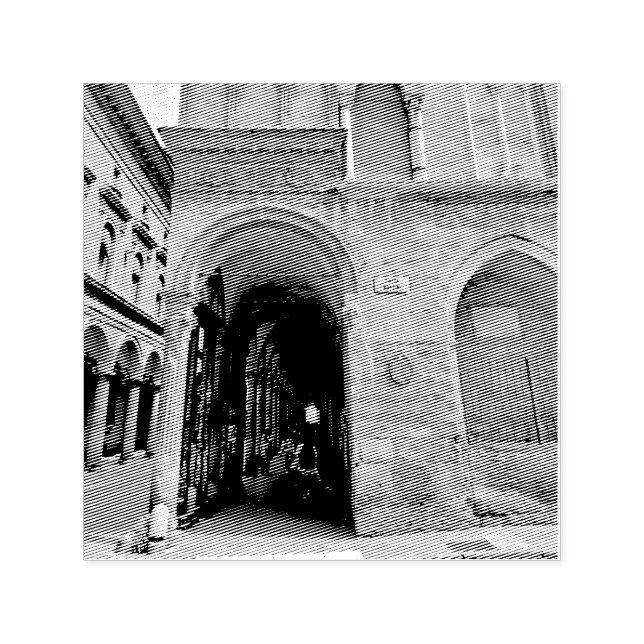 Piazza Rossini Bologna Italy Self-inking Stamp (Design)