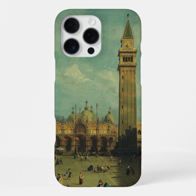 Piazza San Marco by Canaletto iPhone Case (Back)