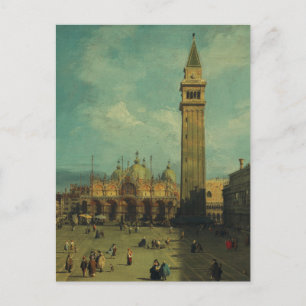 Piazza San Marco by Canaletto Postcard