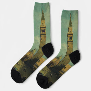 Piazza San Marco by Canaletto Socks