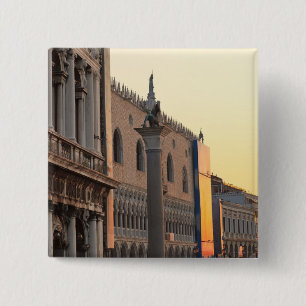 Piazza San Marco, St. Mark's Square, Venice 15 Cm Square Badge