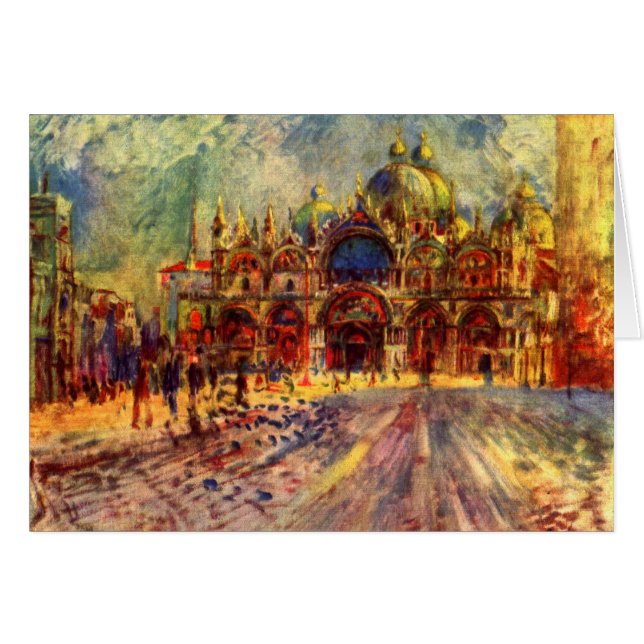 Piazza San Marco, Venice by Pierre Renoir (Front Horizontal)