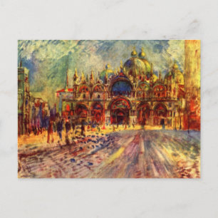 Piazza San Marco, Venice by Pierre Renoir Postcard