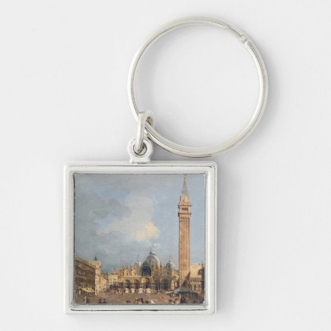 Piazza San Marco, Venice, c.1760 Key Ring (Front)