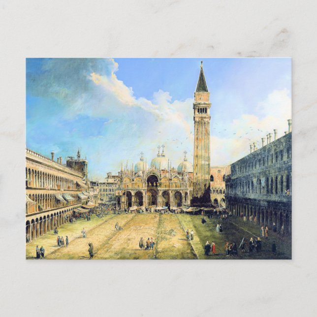 Piazza San Marco Venice Postcard (Front)