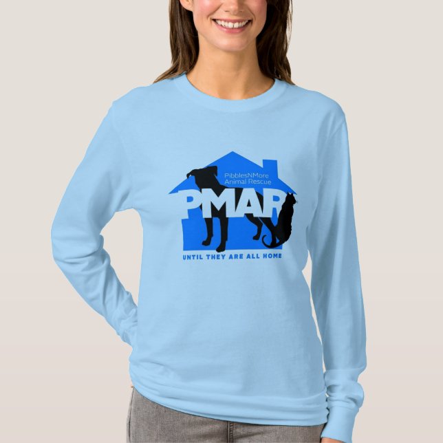 Pibbles & More Animal Rescue Long Sleeve Shirt (Front)