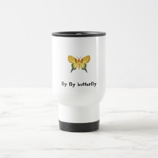 pic, pic, pic, fly fly butterfly travel mug