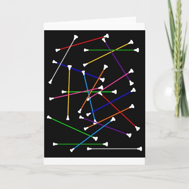 "PIC-UP-STIX" Note Card (Front)