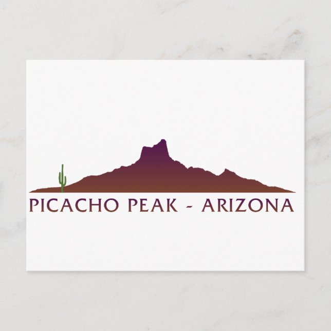 Picacho Peak - Arizona Postcard (Front)