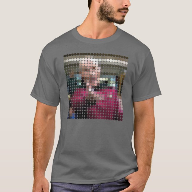 Picard WTF Meme pixeldot T-Shirt (Front)