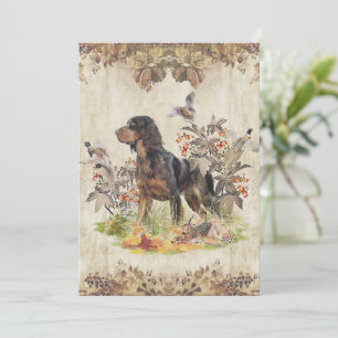 Picardy Spaniel , Bird hunting Invitation