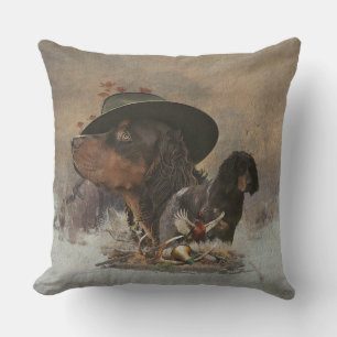 Picardy Spaniel , Hunting Season Cushion