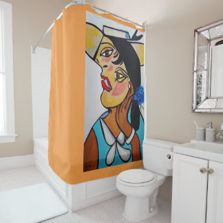 PICASSO BY NORA SHOWER CURTAIN