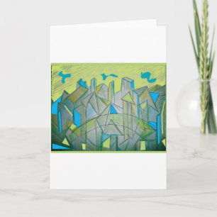 Picasso-inspired Greeting Card