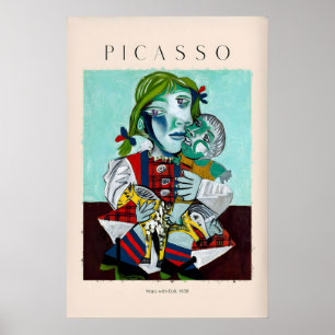 Picasso Maya with Doll938 Portrait Print Child