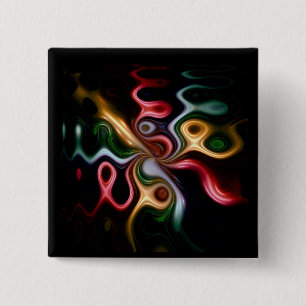 Picasso Rose 15 Cm Square Badge