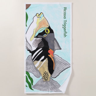 Picasso Triggerfish Beach Towel