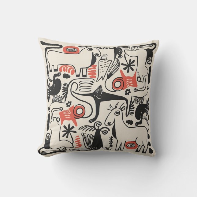 Picasso's Bestiary Cushion (Front)