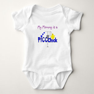 PICC CHICK (PICC LINE NURSE) gifts Baby Bodysuit