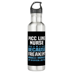 PICC Line Nurse 710 Ml Water Bottle