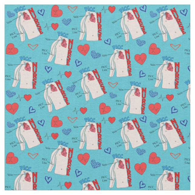 PICC Nurse Fabric (Close Up)