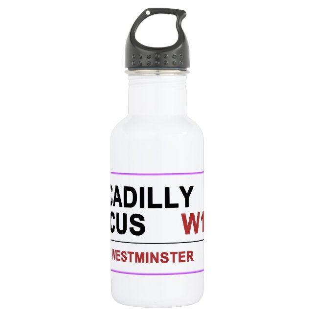 Piccadilly Circus London 532 Ml Water Bottle (Front)