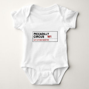 Piccadilly Circus London Baby Bodysuit