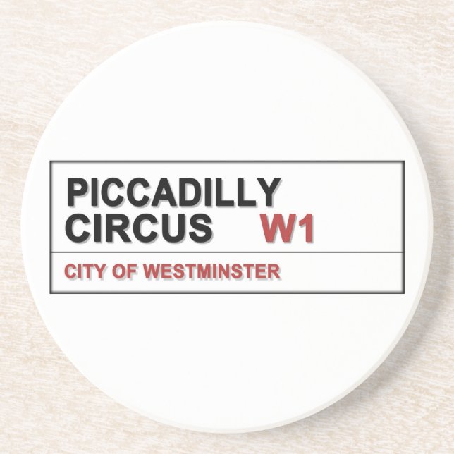 Piccadilly Circus London Coaster (Front)