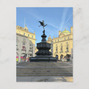 Piccadilly Circus,  London UK Postcard