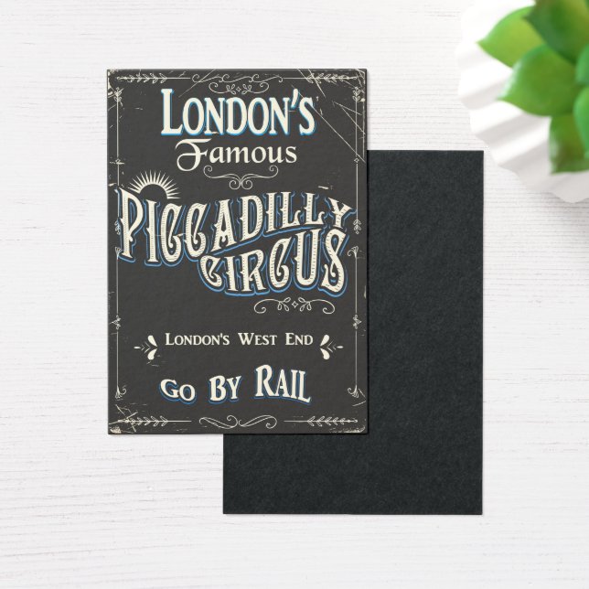 Piccadilly Circus London vintage poster (Desk)