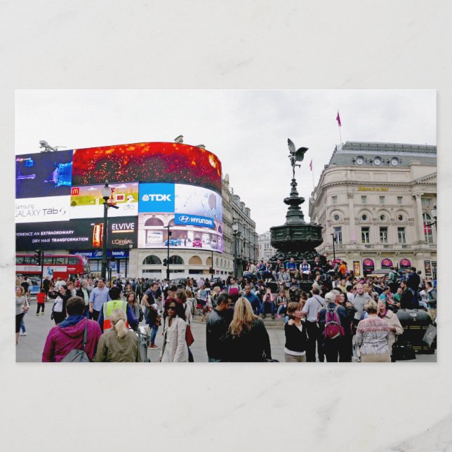 Piccadilly Circus - Professional photo Stationery (Front)