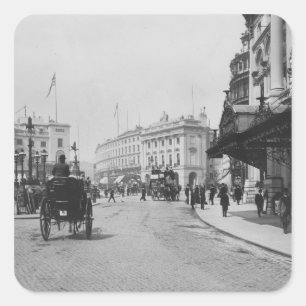 Piccadilly Circus Square Sticker