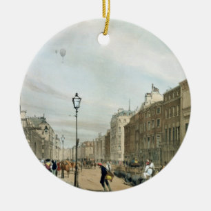 Piccadilly from the corner of Old Bond Street, fro Ceramic Tree Decoration