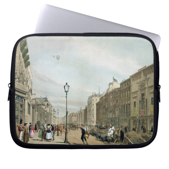 Piccadilly from the corner of Old Bond Street, fro Laptop Sleeve (Front)